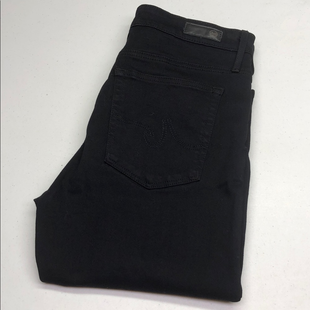 BLACK AG ADRIANO GOLDSCHMIED FARRAH HIGH-RISE SKINNY JEANS 30x31 LIKE NEW ⭐️